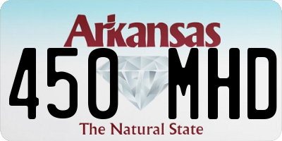 AR license plate 450MHD