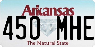 AR license plate 450MHE