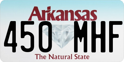 AR license plate 450MHF