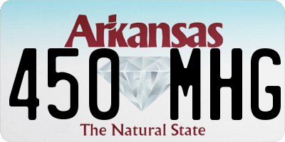AR license plate 450MHG