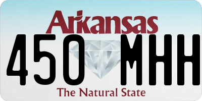 AR license plate 450MHH