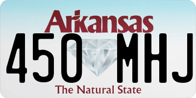 AR license plate 450MHJ