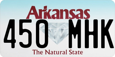 AR license plate 450MHK