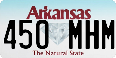 AR license plate 450MHM