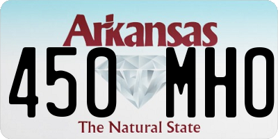 AR license plate 450MHO