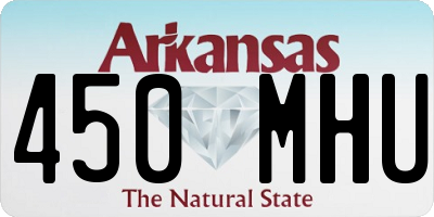 AR license plate 450MHU