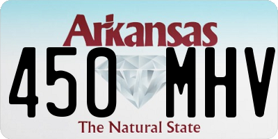 AR license plate 450MHV