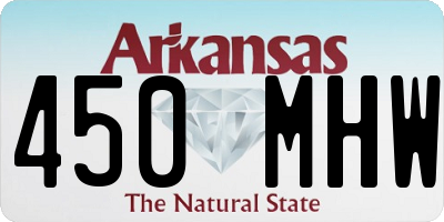 AR license plate 450MHW
