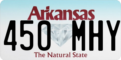 AR license plate 450MHY