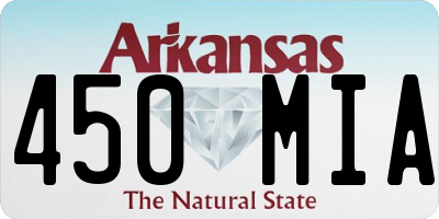 AR license plate 450MIA