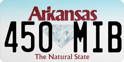 AR license plate 450MIB