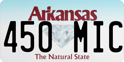 AR license plate 450MIC