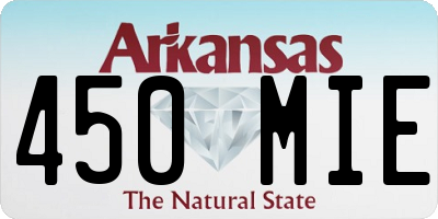 AR license plate 450MIE
