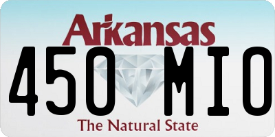 AR license plate 450MIO