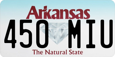 AR license plate 450MIU