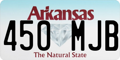 AR license plate 450MJB