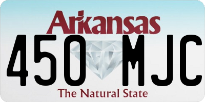 AR license plate 450MJC