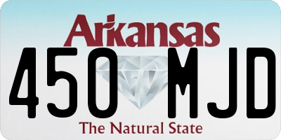 AR license plate 450MJD