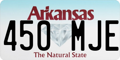 AR license plate 450MJE