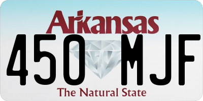 AR license plate 450MJF