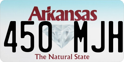 AR license plate 450MJH