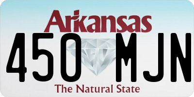 AR license plate 450MJN