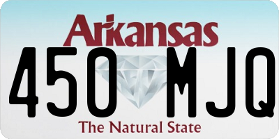 AR license plate 450MJQ