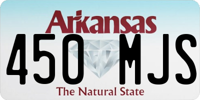 AR license plate 450MJS