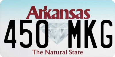 AR license plate 450MKG