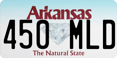 AR license plate 450MLD