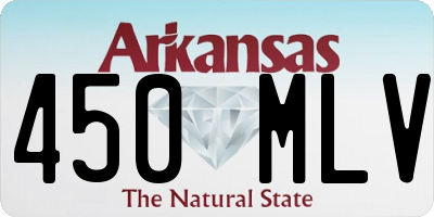 AR license plate 450MLV