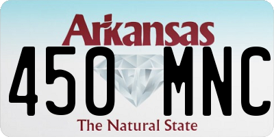 AR license plate 450MNC