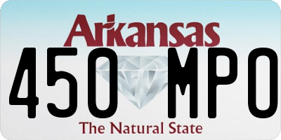 AR license plate 450MPO