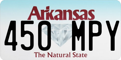 AR license plate 450MPY
