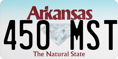 AR license plate 450MST