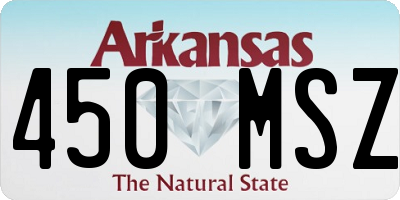 AR license plate 450MSZ