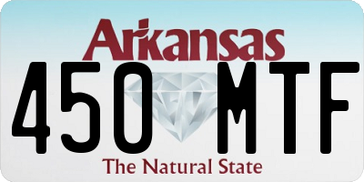 AR license plate 450MTF