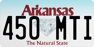 AR license plate 450MTI