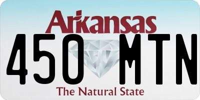 AR license plate 450MTN