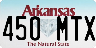 AR license plate 450MTX