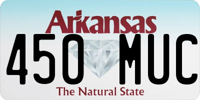 AR license plate 450MUC