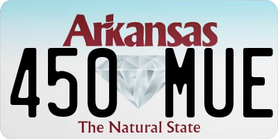 AR license plate 450MUE