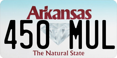 AR license plate 450MUL