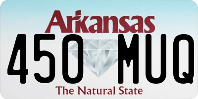 AR license plate 450MUQ