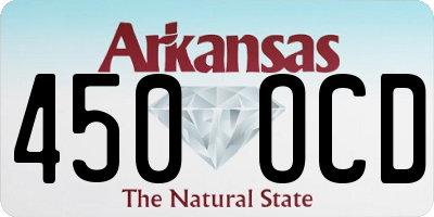 AR license plate 450OCD