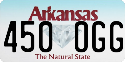 AR license plate 450OGG