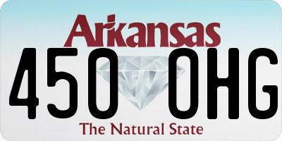 AR license plate 450OHG