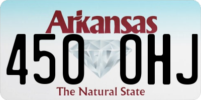 AR license plate 450OHJ