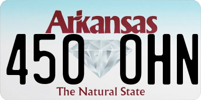 AR license plate 450OHN