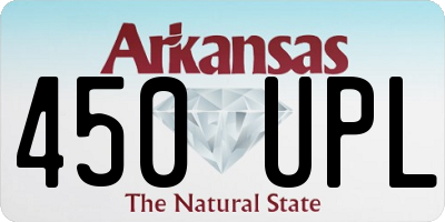 AR license plate 450UPL